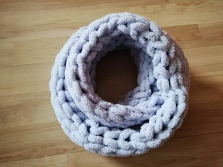 Měkký pletený nákrčník puffy (barva na přání), 
