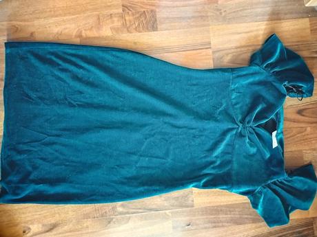 Tmavě zelené šaty, h&m,xs