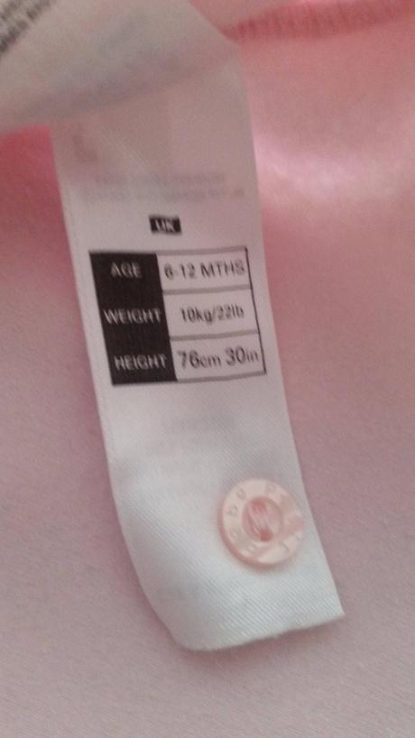 Dětské teplejší šaty, marks & spencer,74