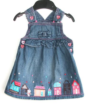 P62 jeans šaty vel. 68, george,68