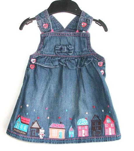 P62 jeans šaty vel. 68, george,68