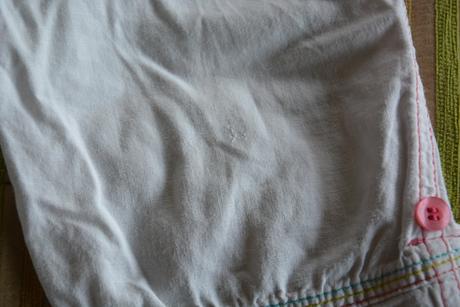 Bílé kalhoty s žirafou a rifle s kytičkama, gap,80