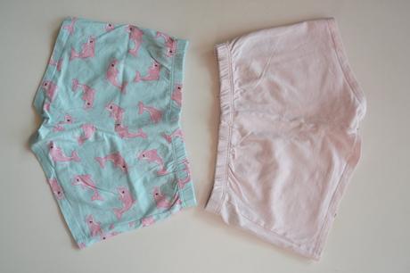 Sada bavlněných letních pyžámek s delfínky, h&m,110