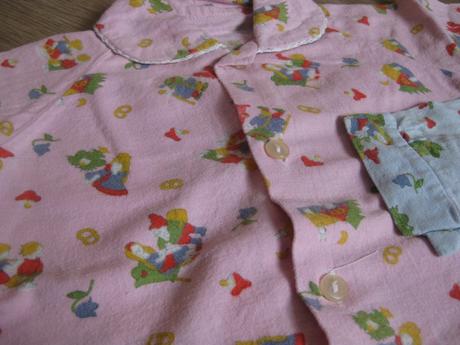 Flanelové kabátky - pyžamo, 80