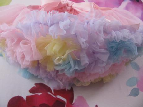 Barevná tylová tu tu sukýnka v.68-74, 74