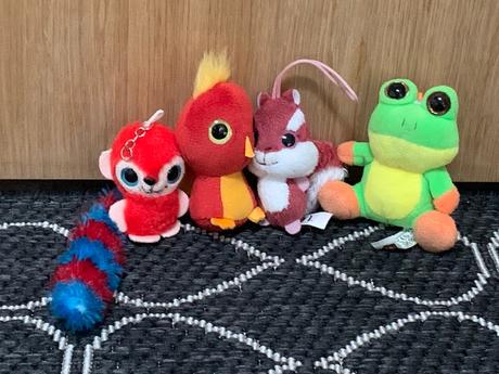 Sada mini plyšových hračiek,