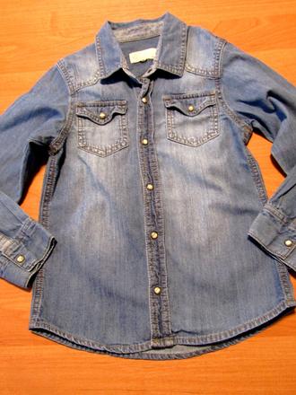 Dívčí džínová košile vel 122-128, alive,128