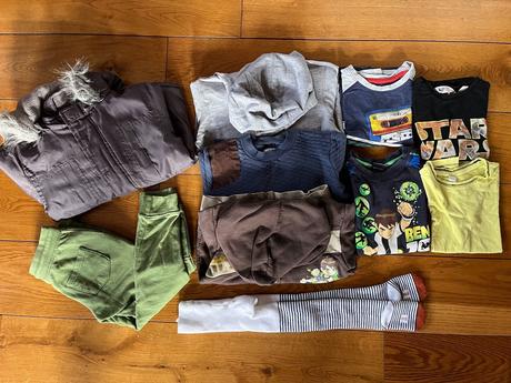 Set oblečení pro kluky - 10ks, vel. 2-4 roky, 104–116