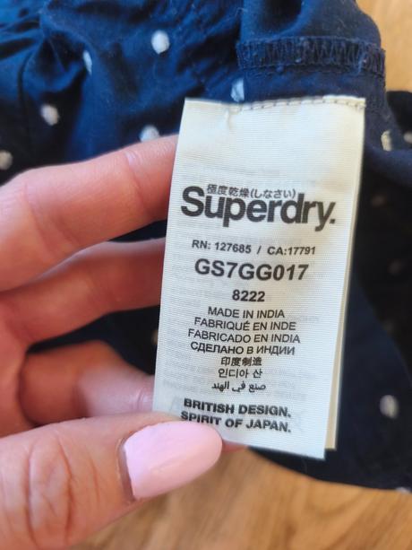 Puntíkatý letní overal 158/164, xs, superdry,164