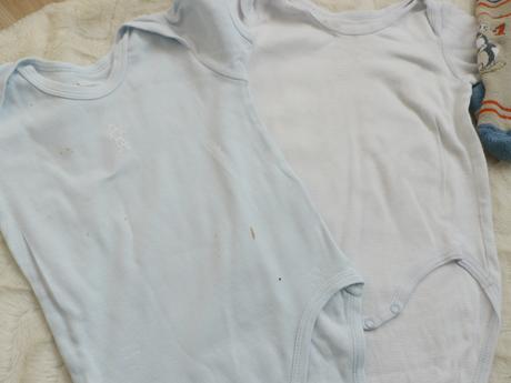 Balik- body, bavlnene kalhoty a tricko, 68–80