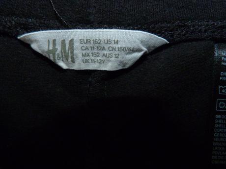 Hm teplé legíny vel. 152, h&m,152