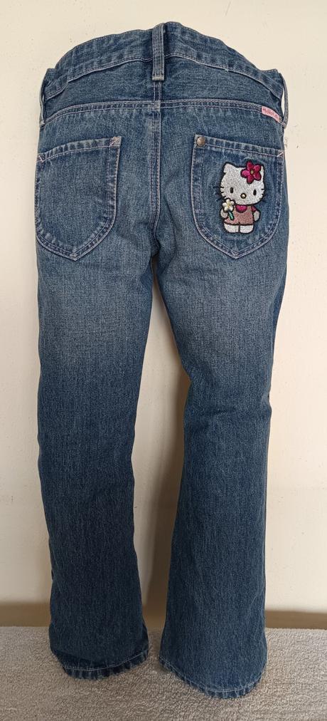 Džíny s kitty, h&m,122