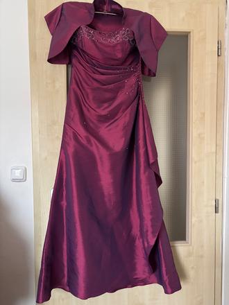 Ob/ nádherné šaty společenské/ plesové - v.s, s