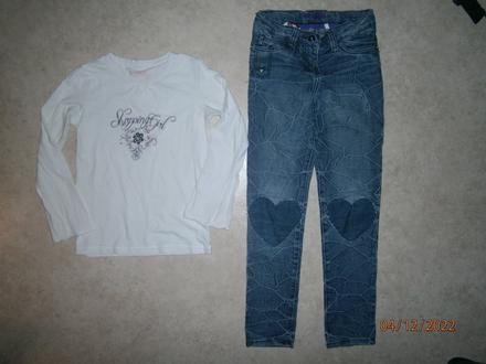 Rifle, džíny, vel. 140, c&a,140