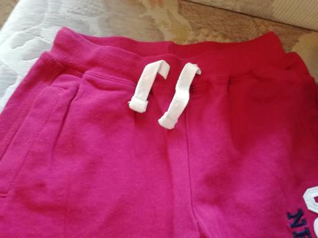 Hezké bavlněné tepláky 116-122-nové, 122