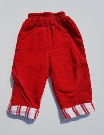 C19	dívčí /chlapecké zateplené manžestrové kalhoty, 74