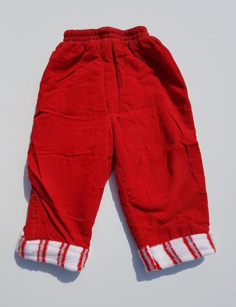 C19	dívčí /chlapecké zateplené manžestrové kalhoty, 74