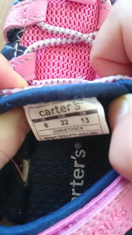 Dívčí letní sandálky carters, carter's,22