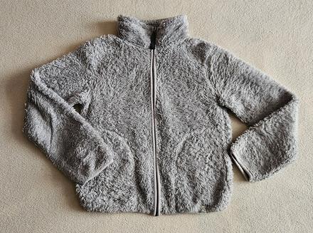 Teplá chlupatá dívčí mikina, mikinka, 134, h&m, h&m,134