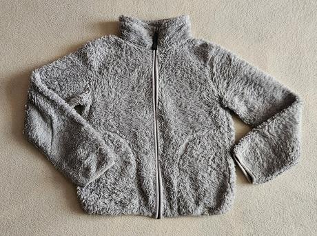 Teplá chlupatá dívčí mikina, mikinka, 134, h&m, h&m,134
