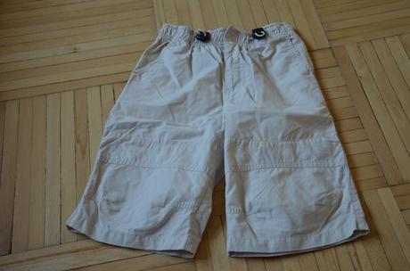 Béžové delší kraťasy pro malého turistu vel. 6 let, 116