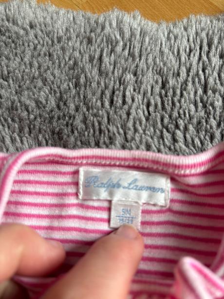 Overalek s pruhy - v.6/9 měs. zn. ralph lauren, ralph lauren,74