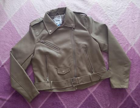 Béžová biker bunda vel. xxl - n.o.v.á s visačkou, xl / xxl