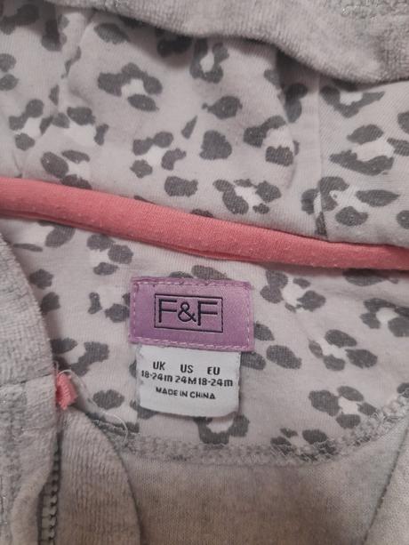 Mikina f&f, vel. 92 (18-24m), f&f,92