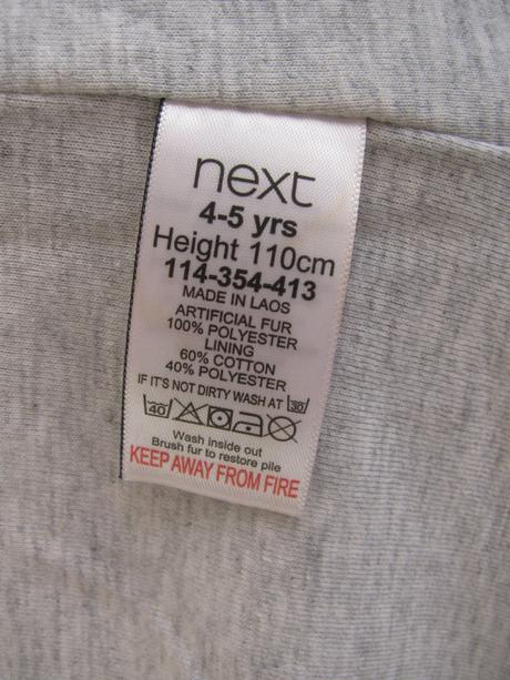 Zimní bundička, kabátek z umělé kožešiny next, next,110