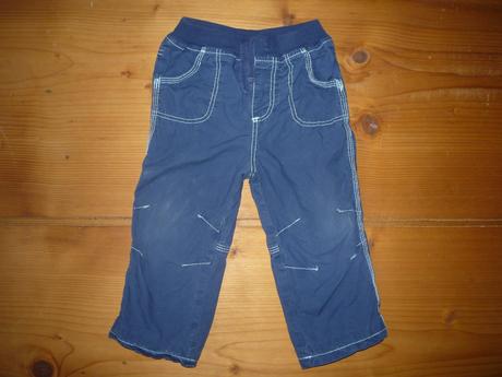 Bavlnou podšité plátěné kalhoty, george,86