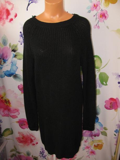 Dámské černé svetrové šaty noisy may, m