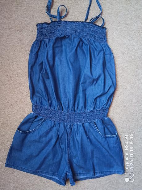 Šortky - overal zn."denim co" vel."36/38", denim co,38