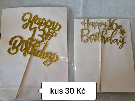 Figurky a zápichy na dort, 