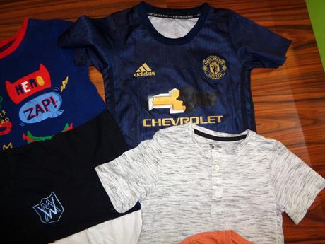 Trička s krátkým rukávem pro kluka 6 kusů, 116