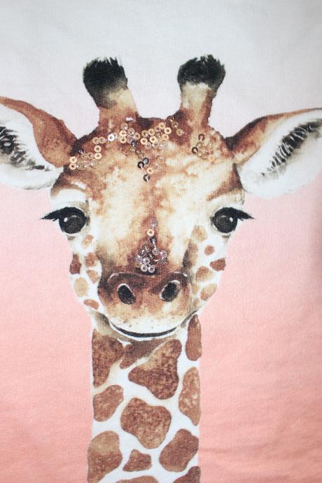 Op730. mikina se žirafou, h&m,122