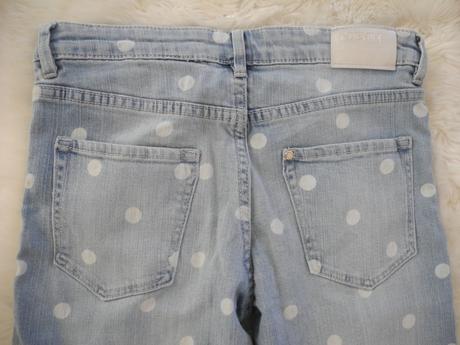 N120	dívčí elastické rifle slim fit vel. 158, h&m,158