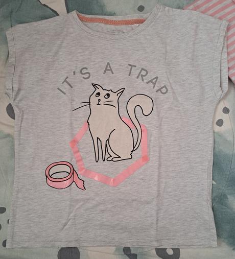 Pyžamo kočička proužky, reserved,146