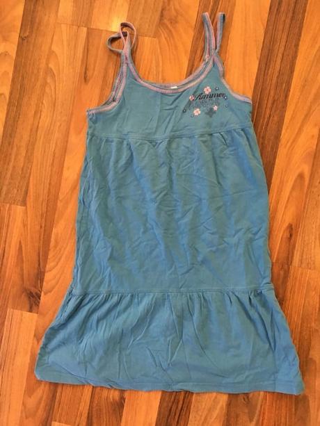 Modré letní šaty, vel 134/140, alive, 134