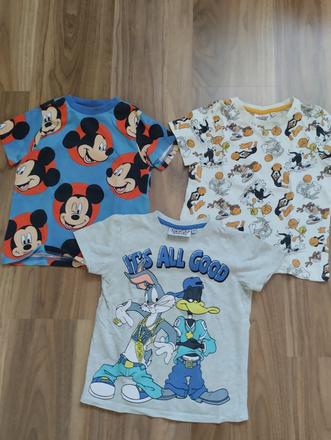 Set triček krátký rukáv, f&f,104