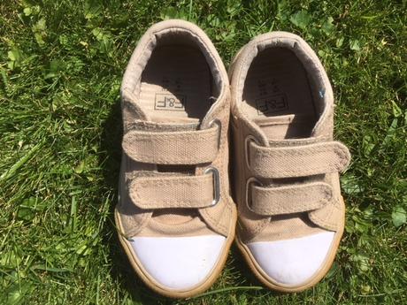 Béžové plátěnky/kecky vel.23/14,5cm, f&f,23