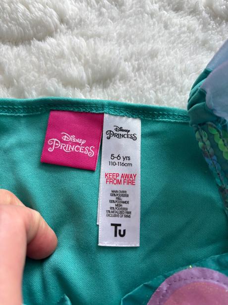 An26/ kostým mořská panna- v.5/6 let zn. disney, 