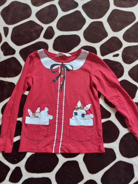 Tričko s králíčky, h&m,110
