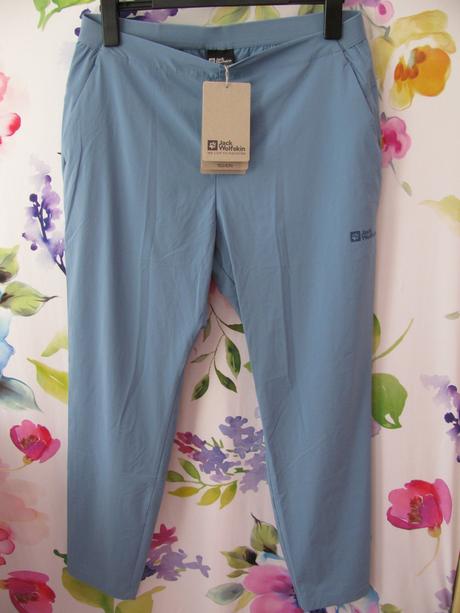 Turistické volnočasové ultra tenké pružné kalhoty, jack wolfskin,xl