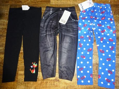 Nové legíny vel 104+110/116 a 122/128 -16 ks, 104 / 110 / 116 / 122 / 128