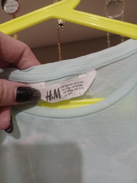 Vtipné tričko s pejskem a kočkou 170 / xs, h&m,170
