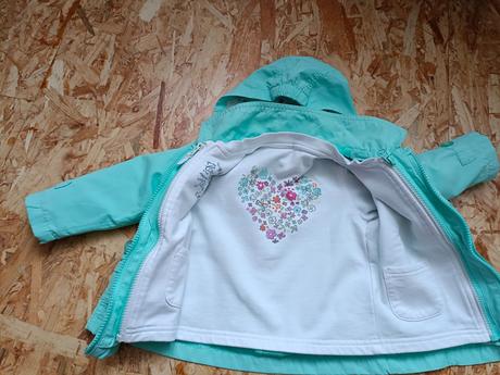 Bunda s mikinou 2v1, c&a,74