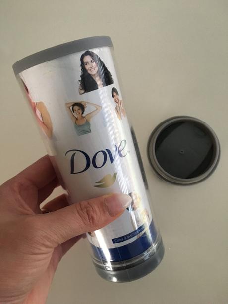 Plastová láhev - hrnek dove, 