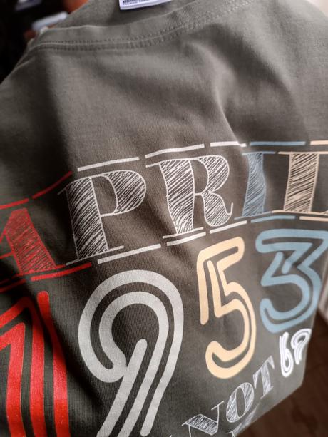 Nové bavlněné triko s potiskem, xxl