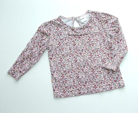 J91 dívčí květované tričko vel. 74, h&m,74
