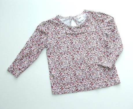 J91 dívčí květované tričko vel. 74, h&m,74